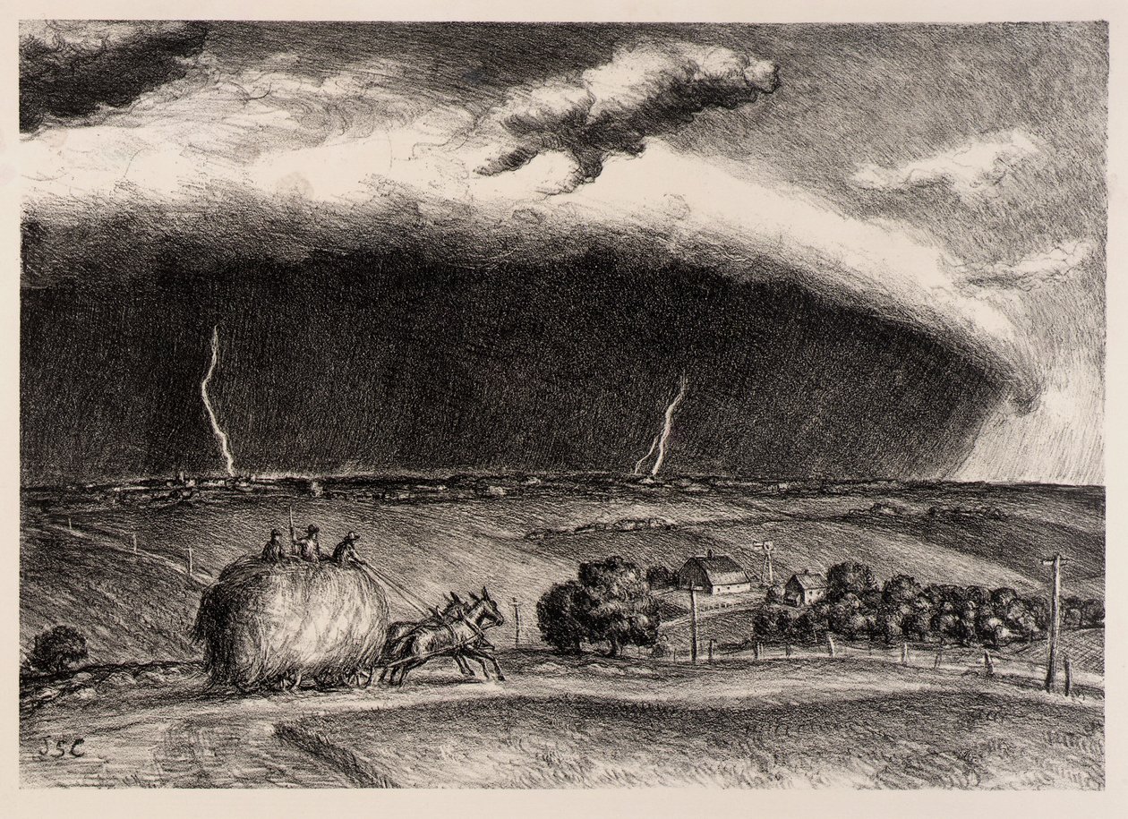 Der Liniensturm von John Steuart Curry