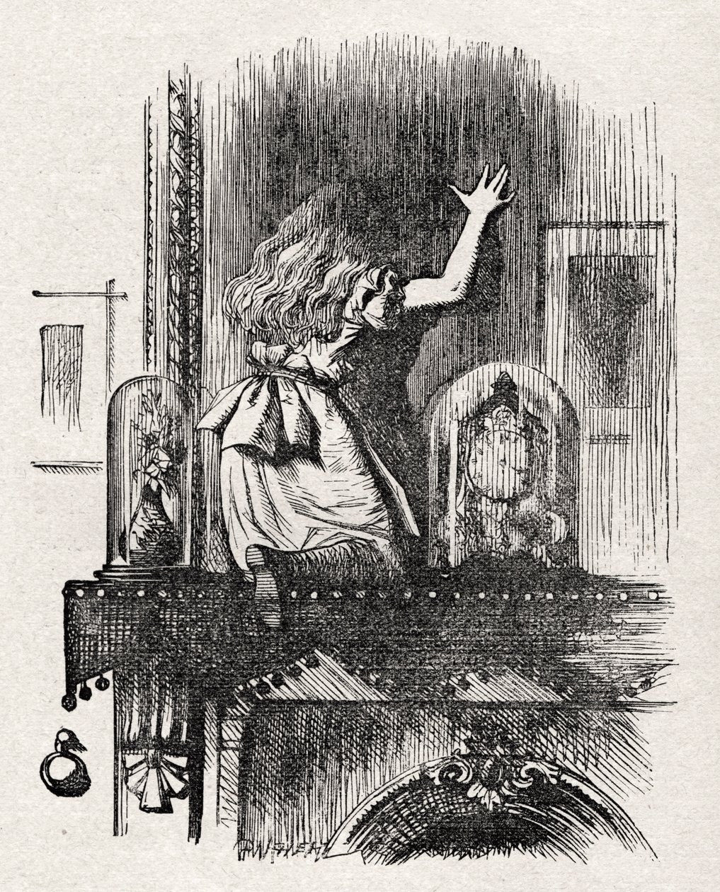 Alice hinter den Spiegeln von John Tenniel