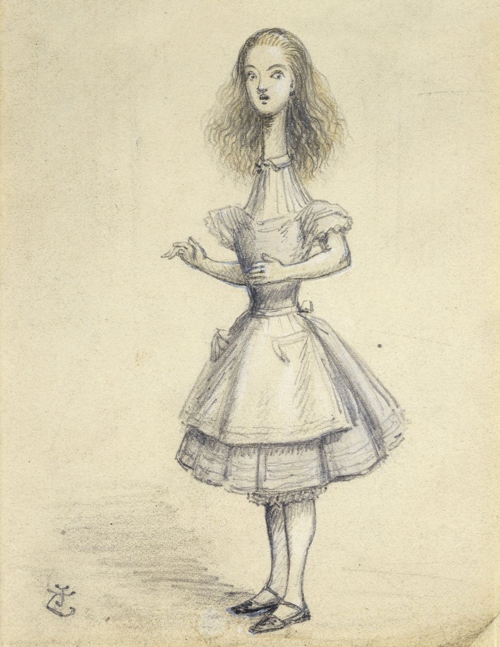 "Curioser and Curioser" von John Tenniel