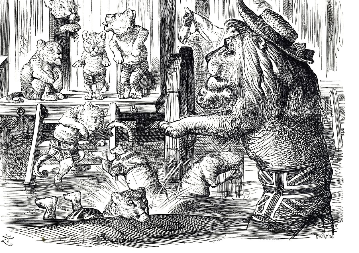 Punchs Ratschläge an die britischen Urlauber am Meer von John Tenniel