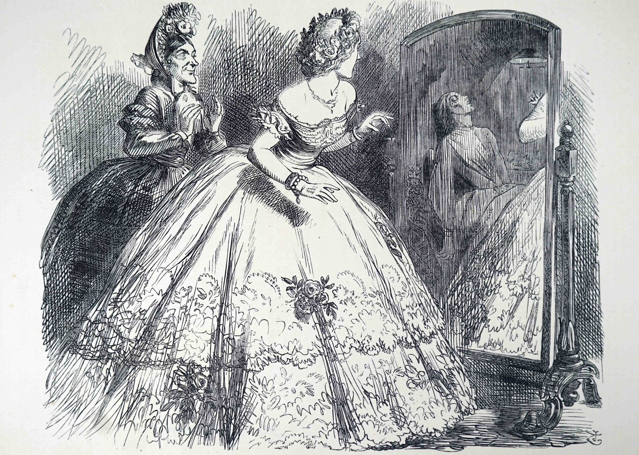 Die heimgesuchte Dame von John Tenniel
