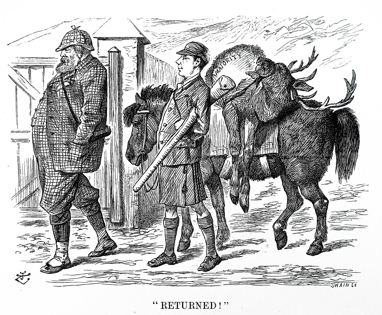 Die Khaki-Wahl von John Tenniel