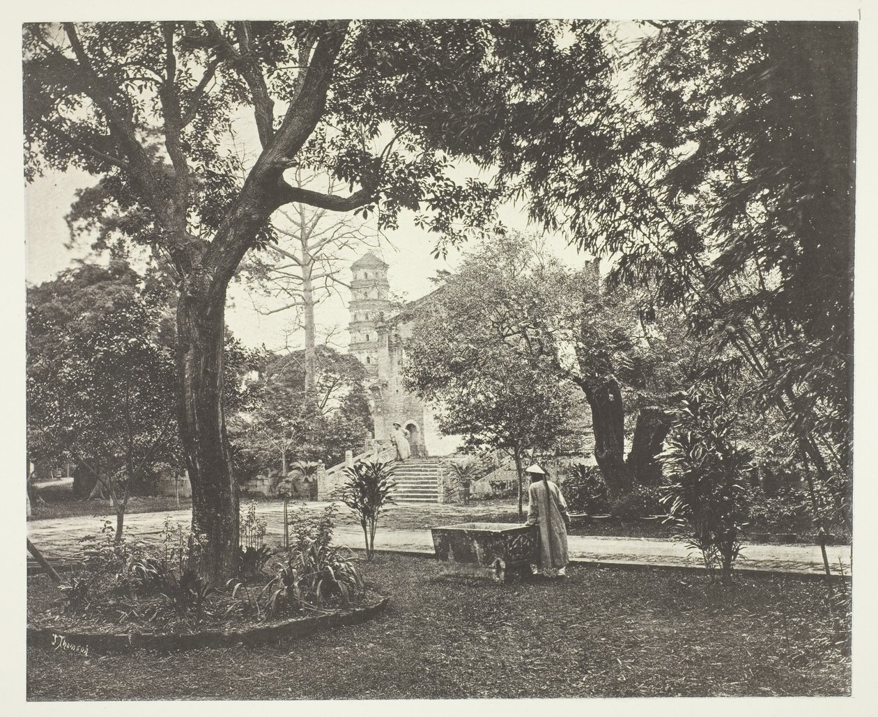 Das britische Konsulat Yamun, Kanton von John Thomson
