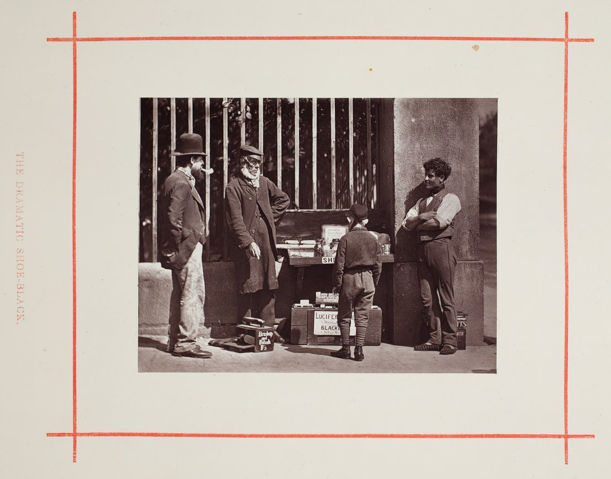 Der dramatische Schuhputzer von John Thomson