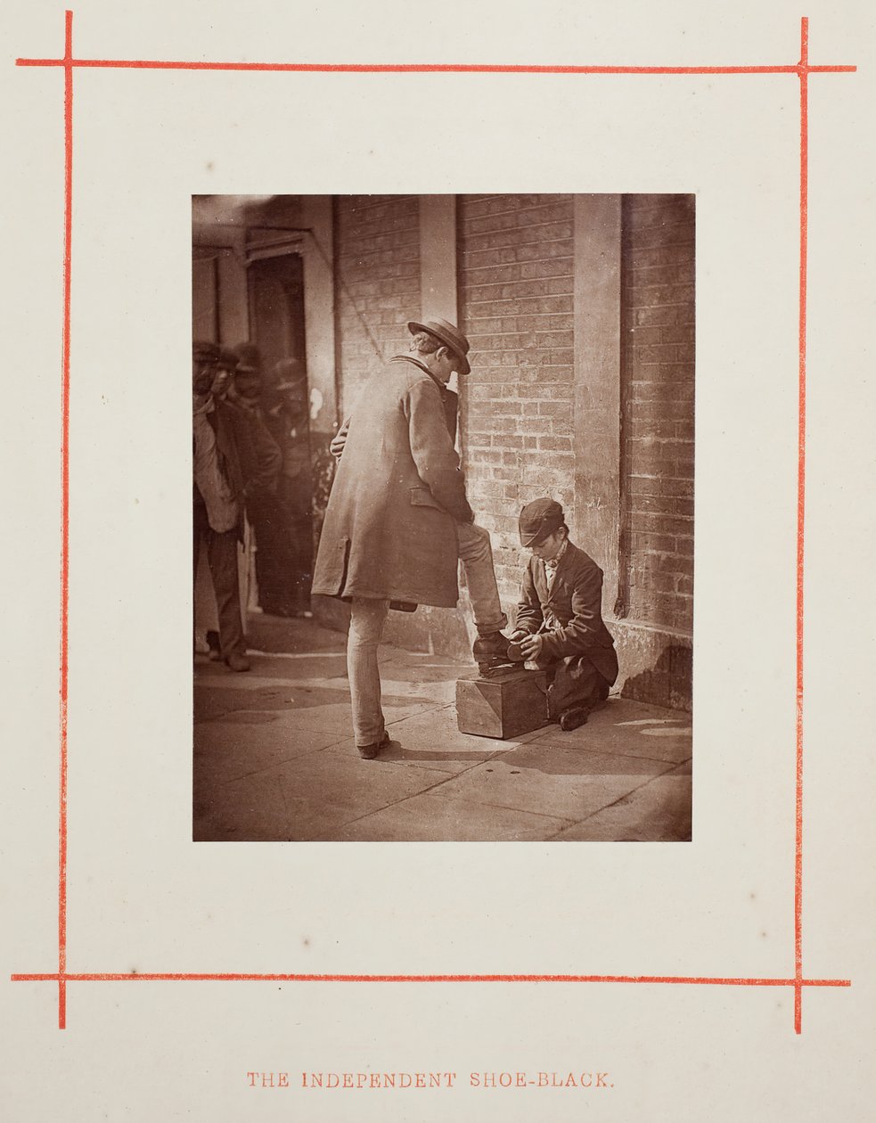 Der unabhängige Schuhputzer, 1877 von John Thomson
