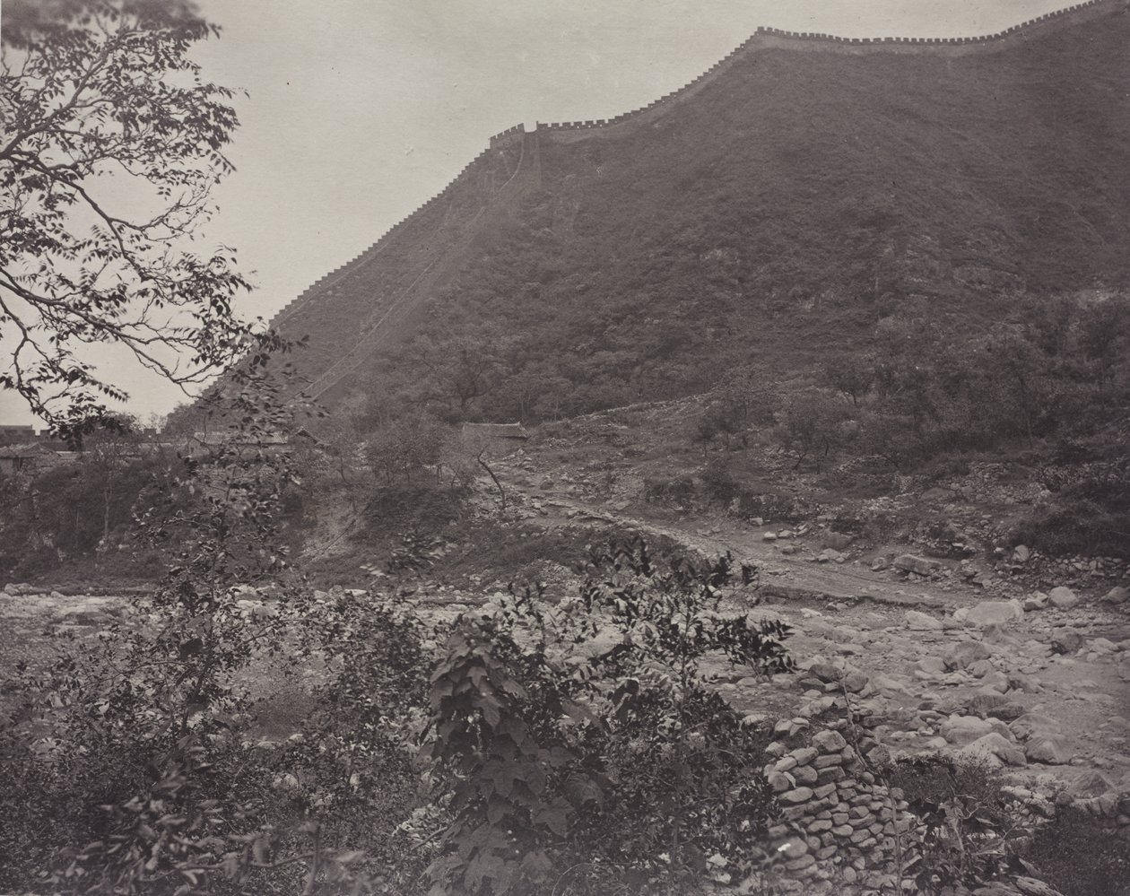 Ansicht der Großen Mauer, China von John Thomson
