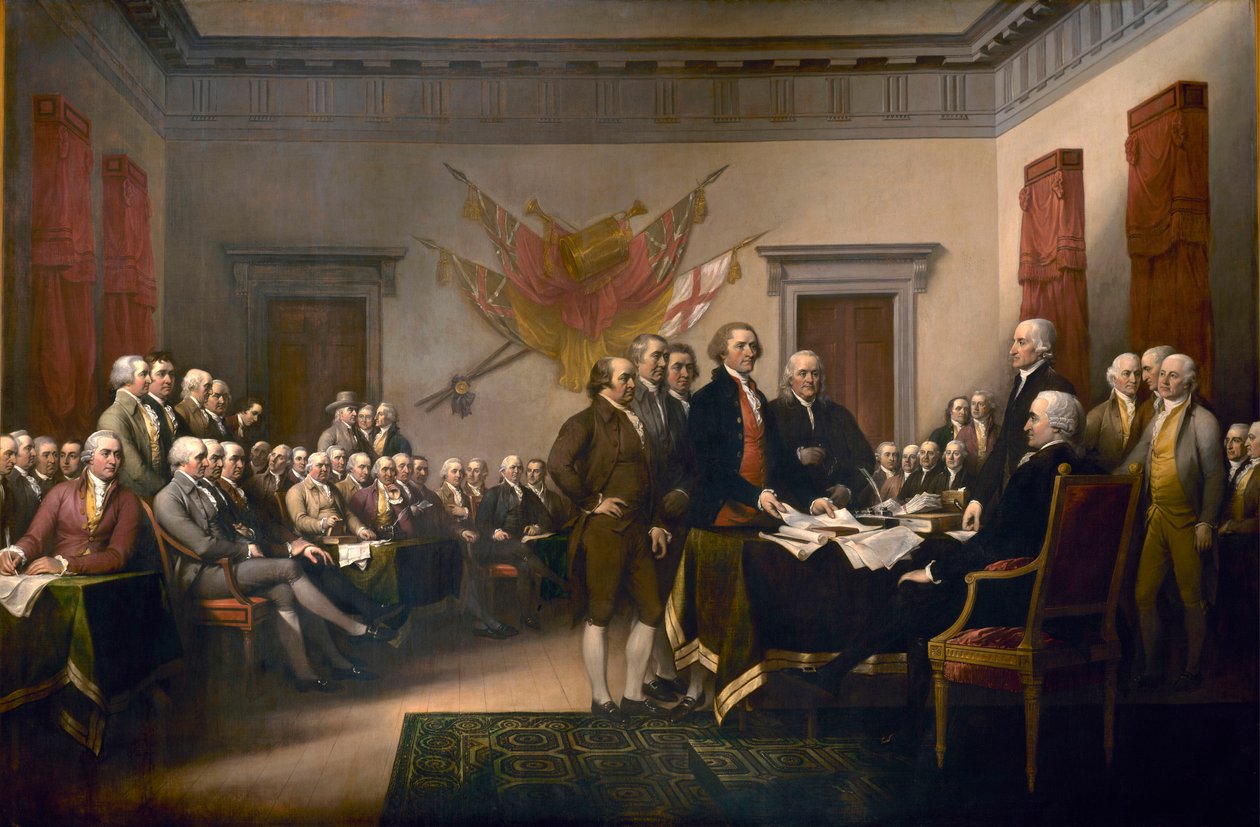 Unabhängigkeitserklärung, 1819 von John Trumbull