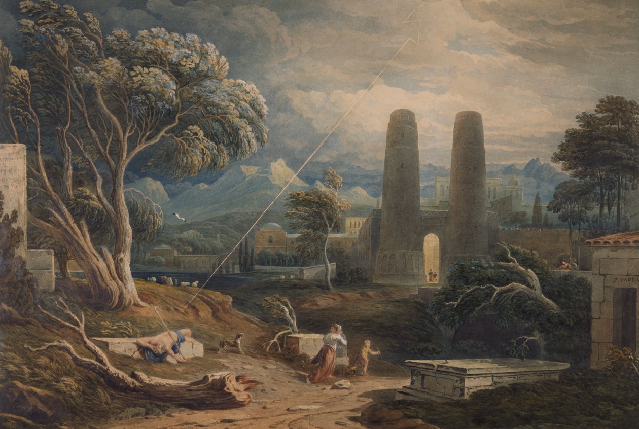 Ein Gewitter, 1817-1818 von John Varley