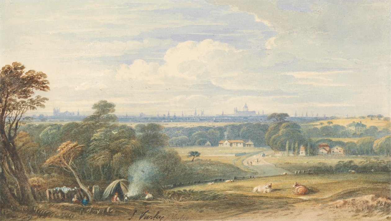 London von Südwesten von John Varley