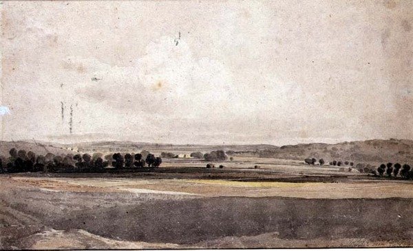 In der Nähe von Handborough, Oxon von John Varley