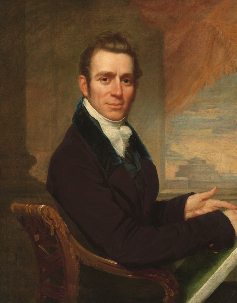 Joseph Delaplaine, Januar 1819 von John Wesley Jarvis