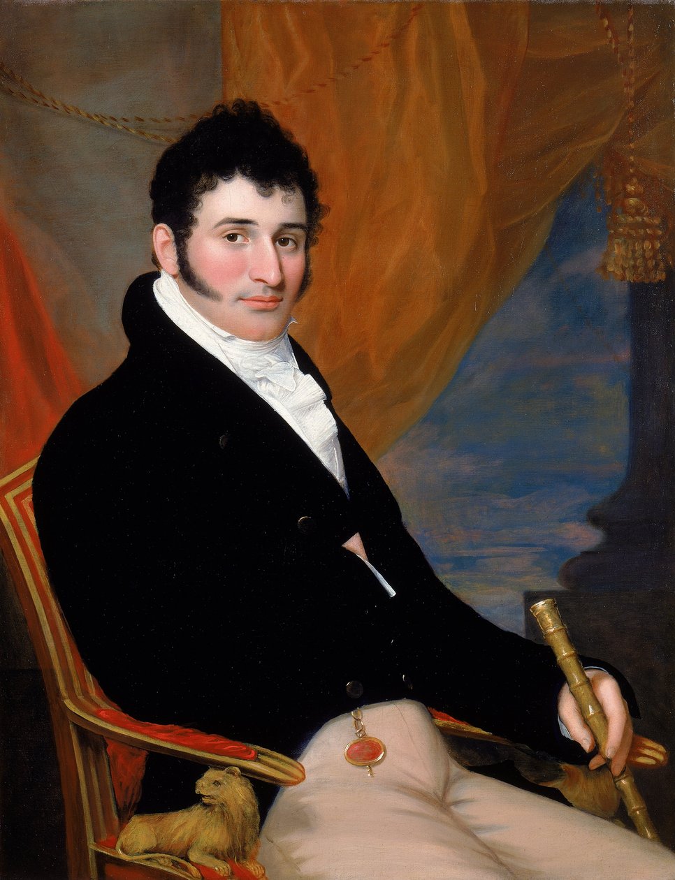 Porträt von Solomon Isaacs von John Wesley Jarvis