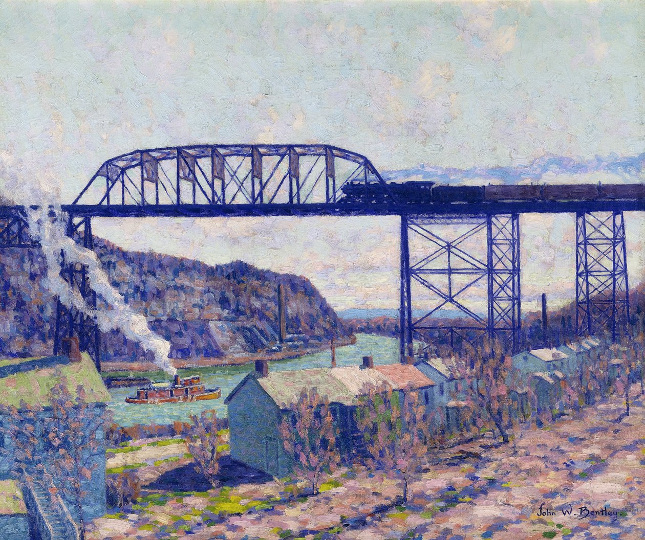 Am Rondout von John William Bentley