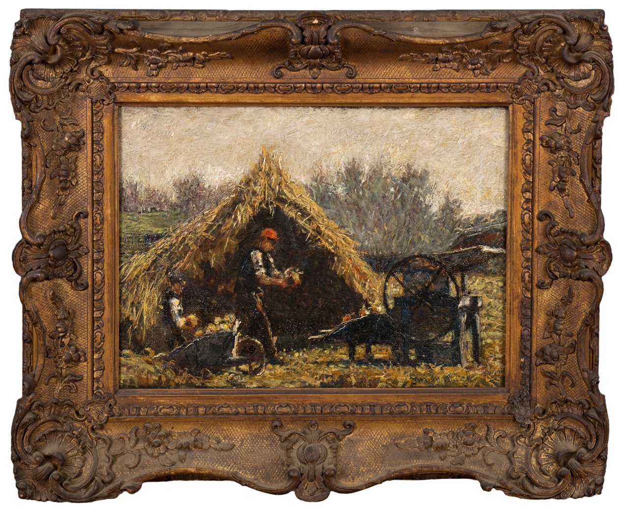 Rüben hacken, ca. 1880 von John William Buxton Knight