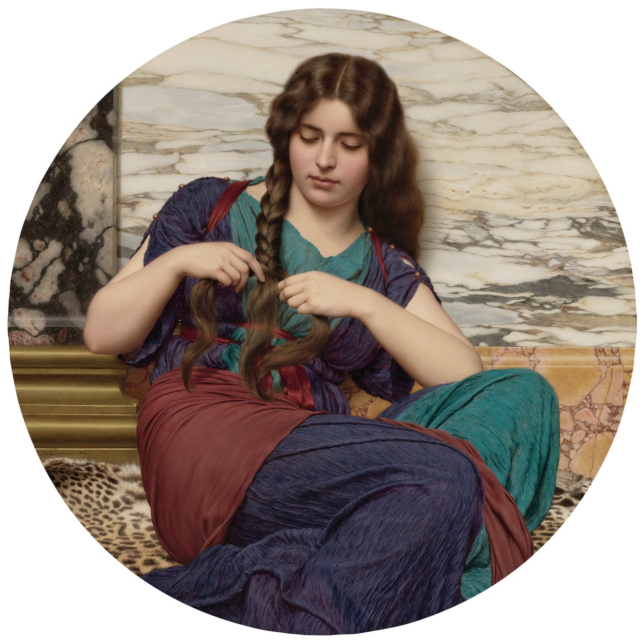 Eine angenehme Aufgabe von John William Godward