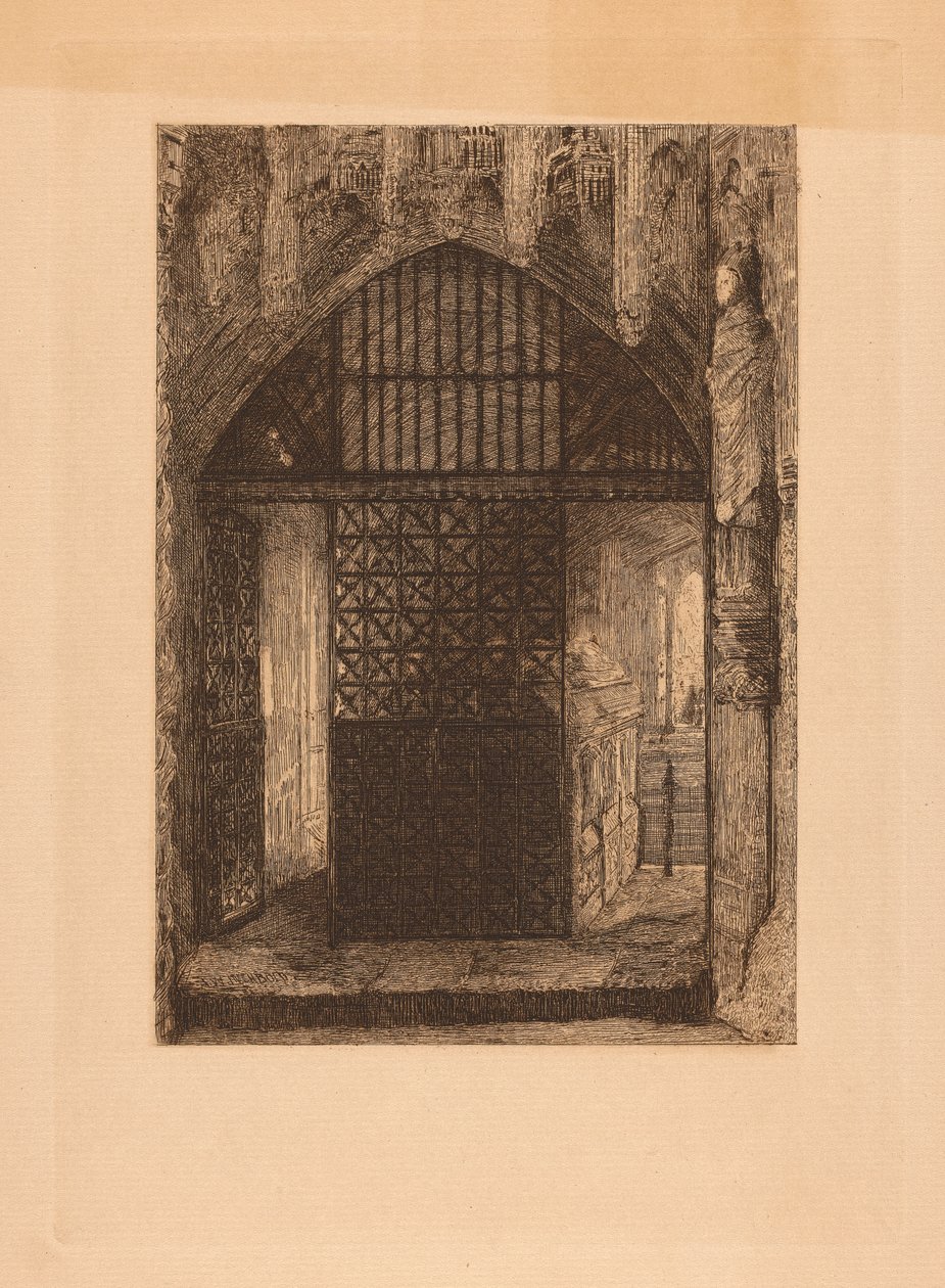 In der Westminster Abbey von John William Inchbold
