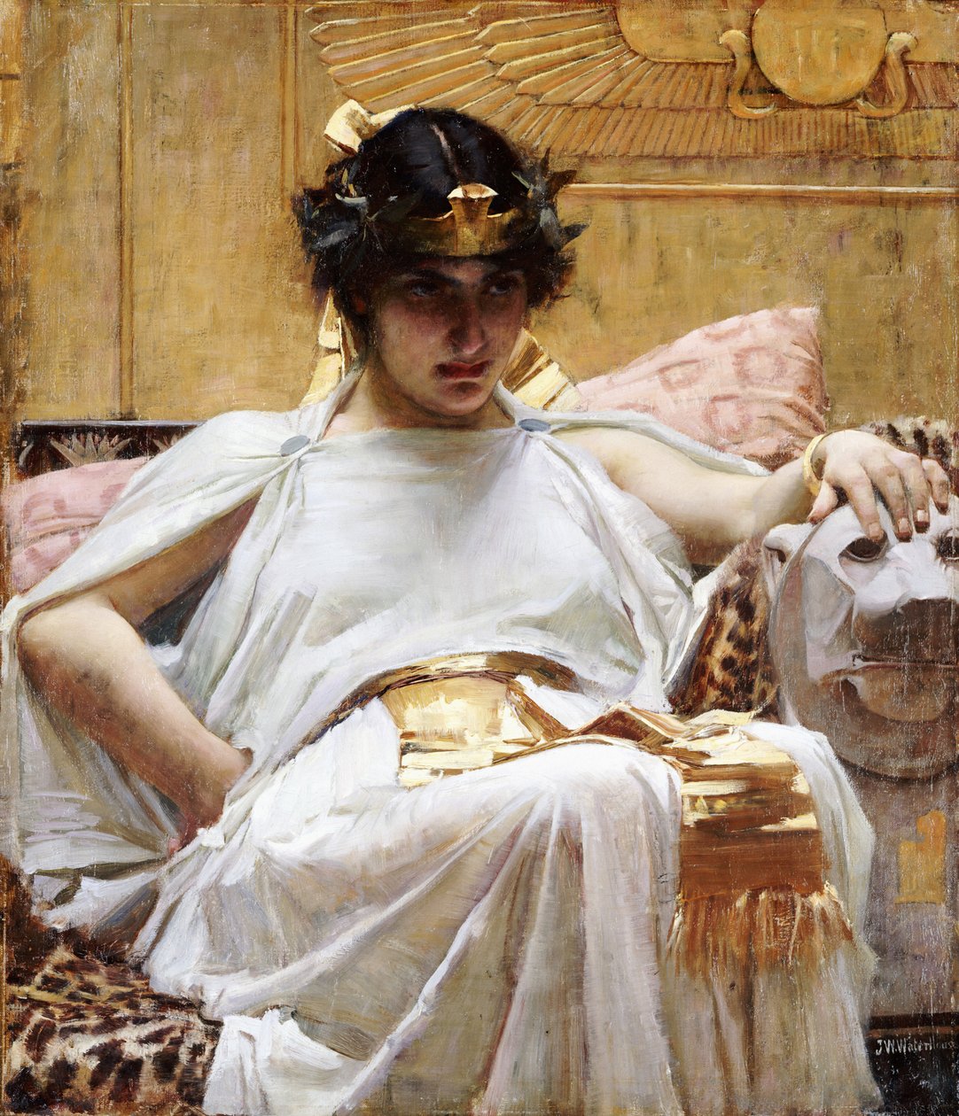 Kleopatra von John William Waterhouse