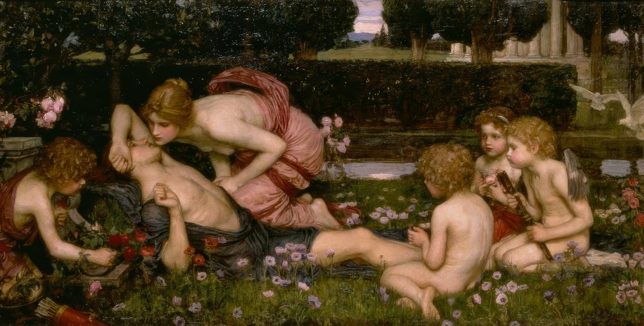 Das Erwachen des Adonis von John William Waterhouse