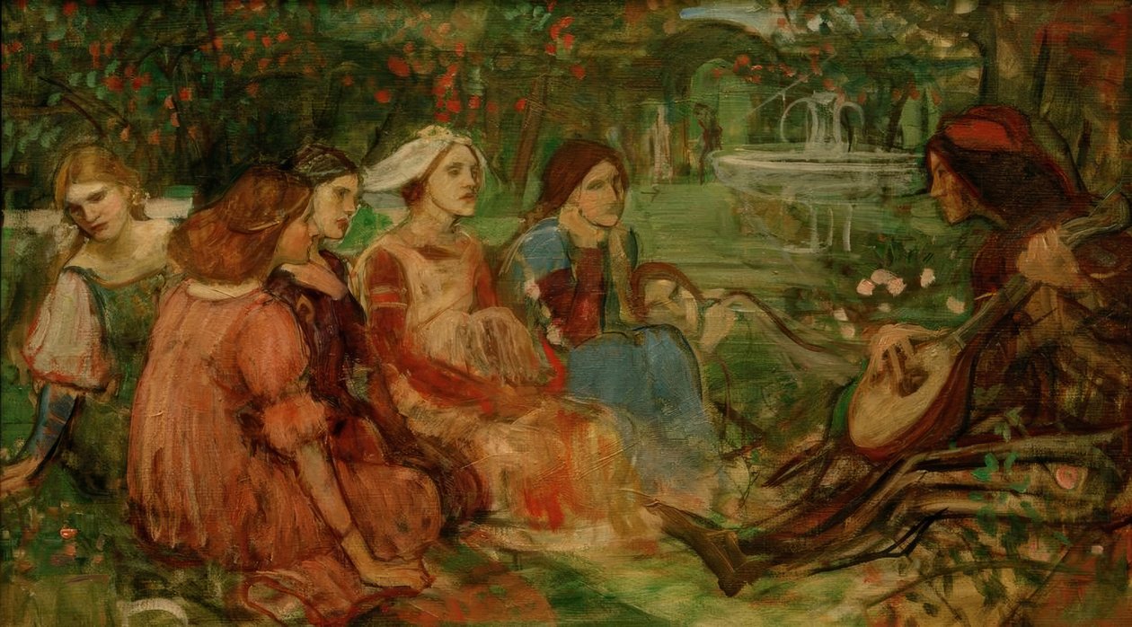 Das Decamerone von John William Waterhouse