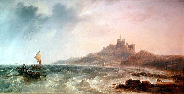 Bamburgh Castle von John Wilson Carmichael