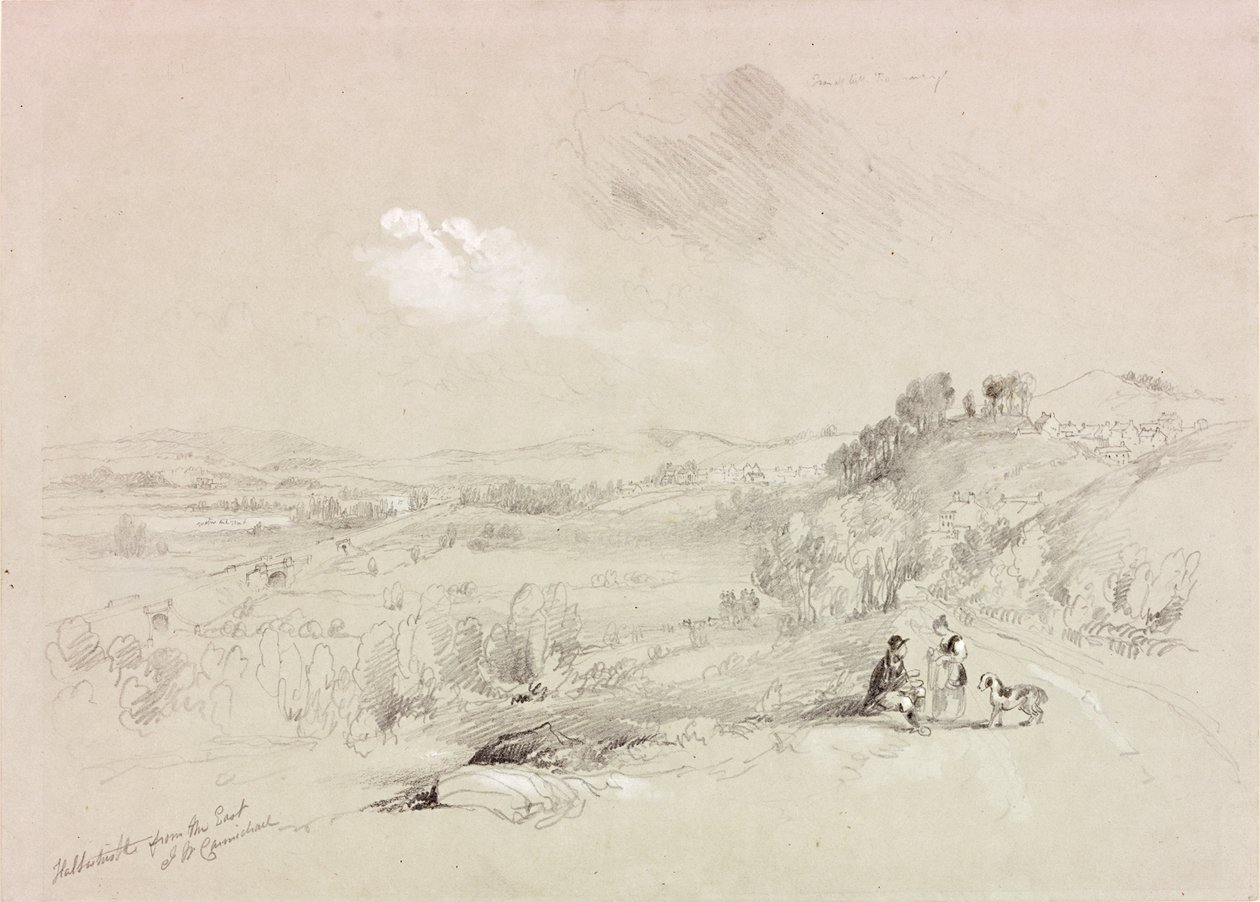 Haltwhistle von Osten von John Wilson Carmichael