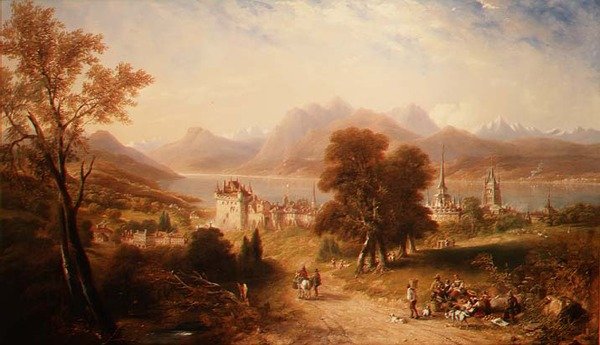 Vierwaldstättersee von John Wilson Carmichael