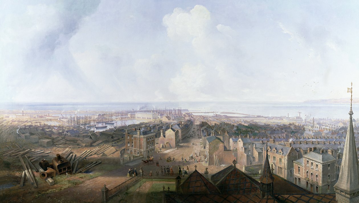 West Hartlepool im Jahr 1859 von John Wilson Carmichael
