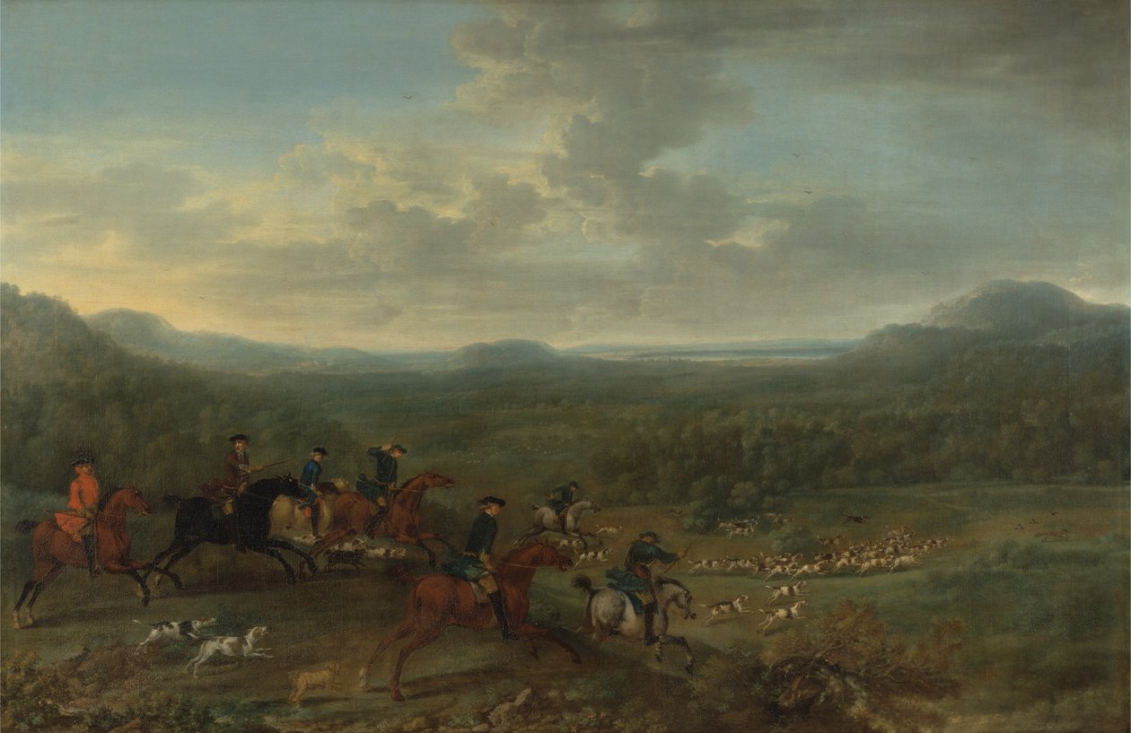 Fuchsjagd, ca. 1730-40 von John Wootton