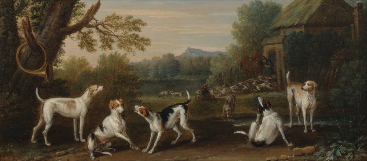Die Hunde loslassen, ca. 1765 von John Wootton