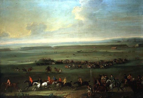 Der Startpfosten in Newmarket von John Wootton