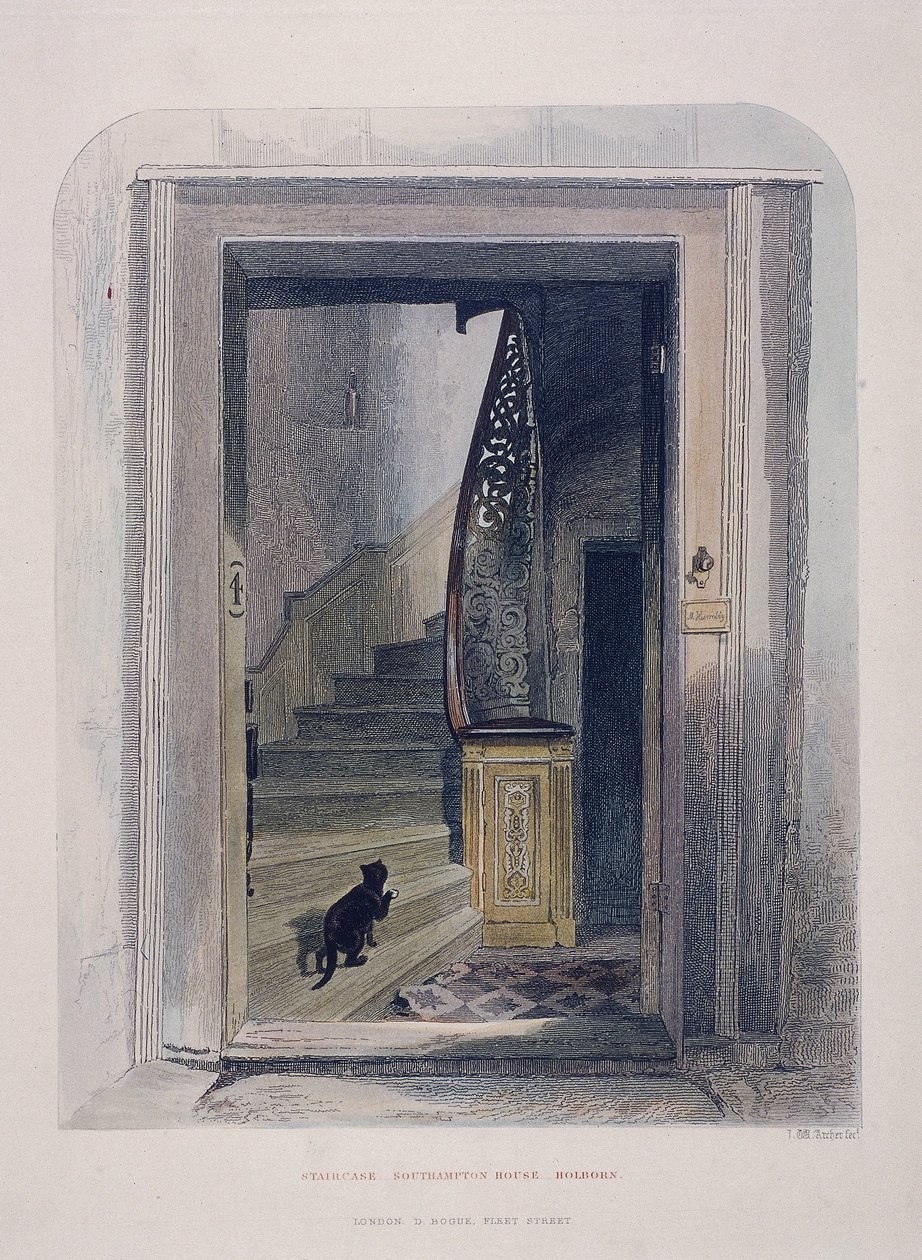 Southampton House, Chancery Lane, London, 1851 von John Wykeham Archer