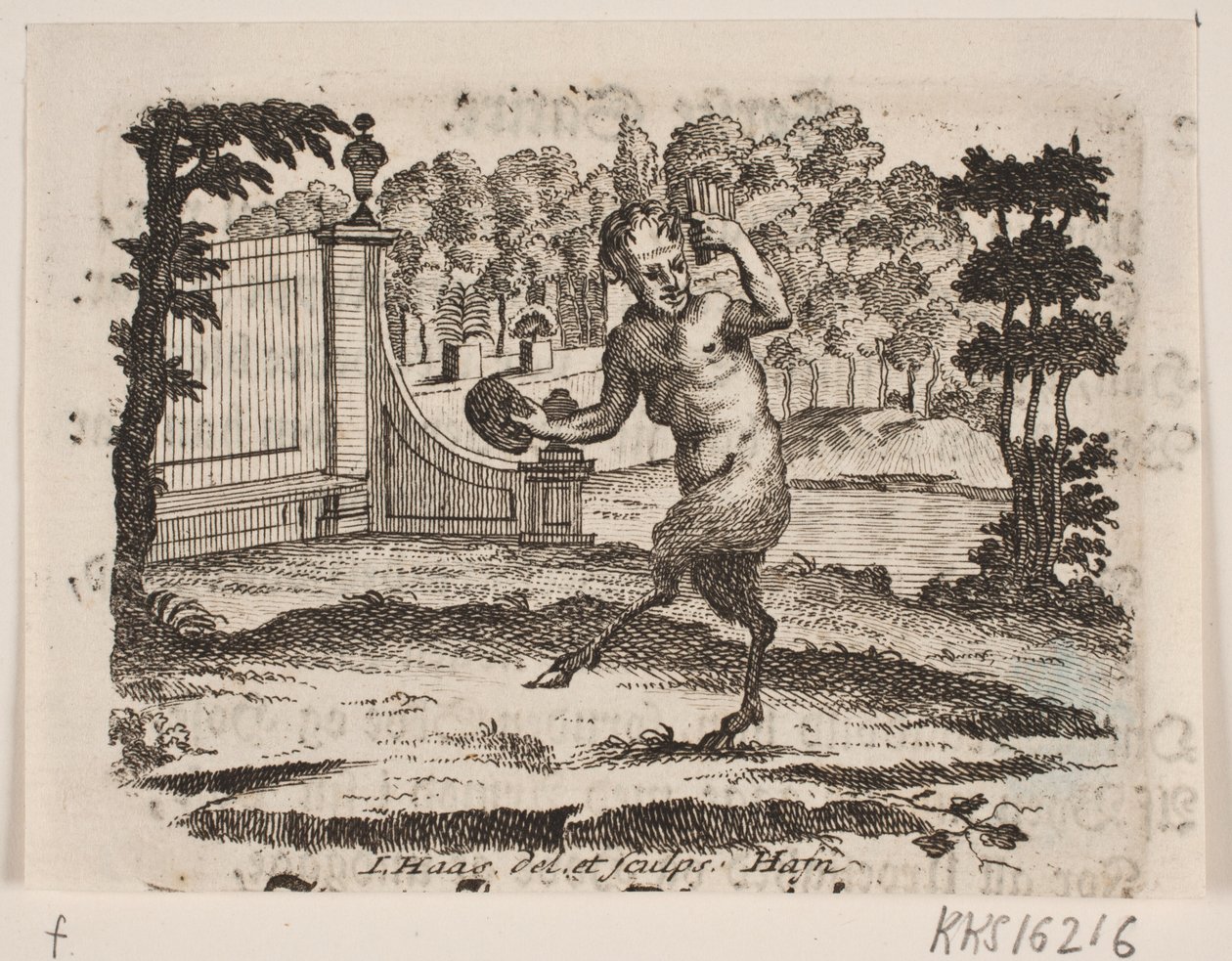 Vignette mit Satyr von Jonas Haas