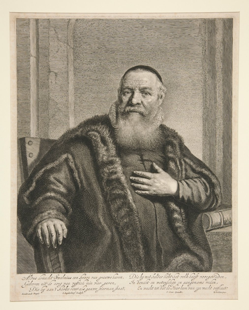 Eleazar Swalmius (1582?-1652) von Jonas Suyderhoef