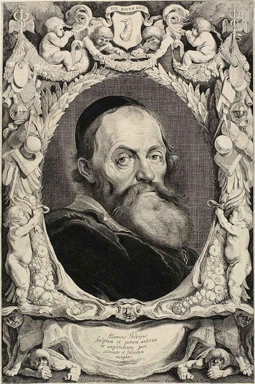 Porträt von Hendrik Goltzius von Jonas Suyderhoef