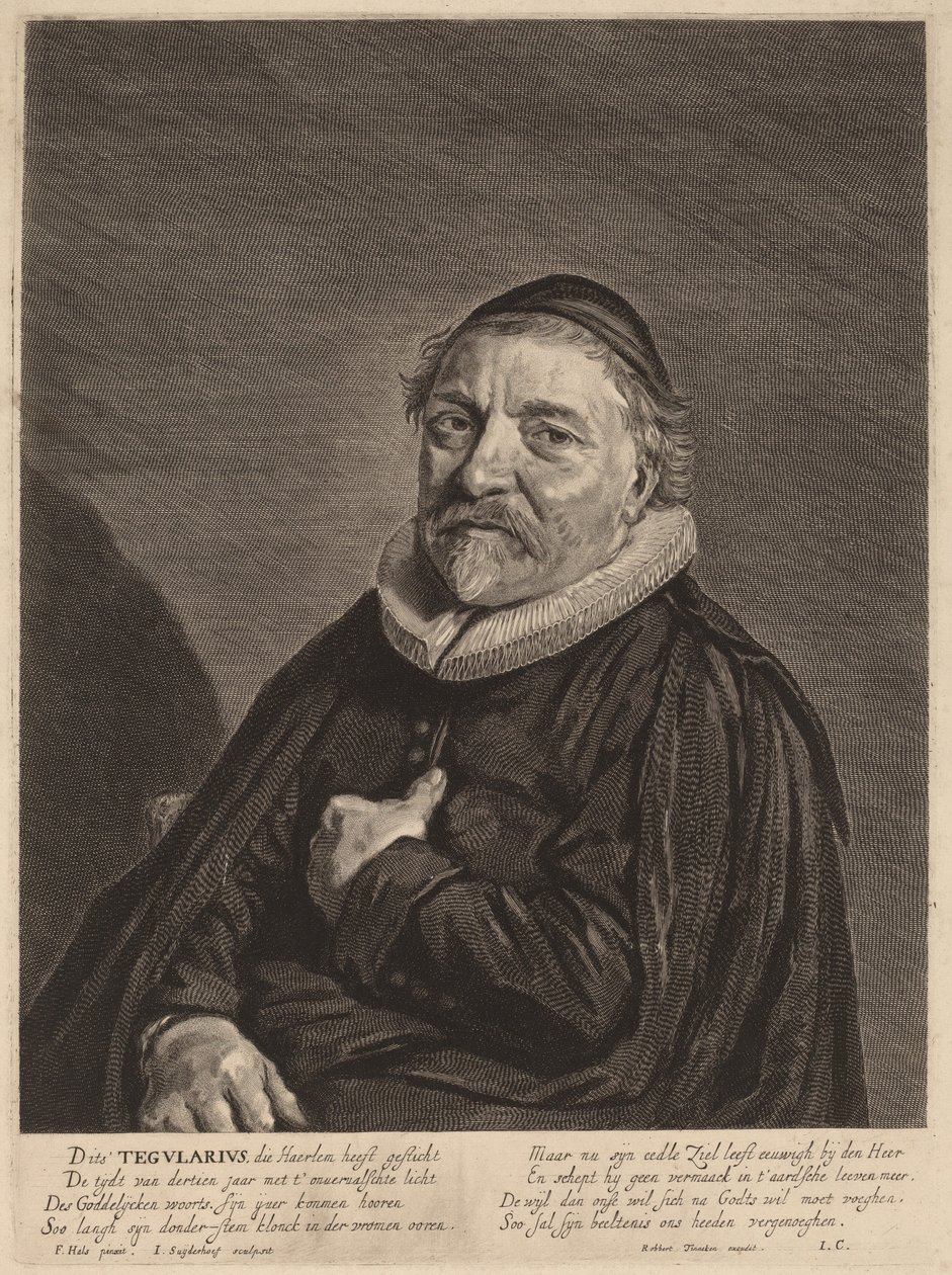 Adriaen Tegularius von Jonas Suyderhoff after Frans Hals