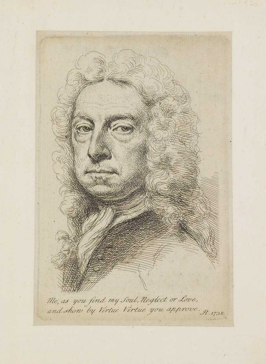 Selbstporträt, 1738 von Jonathan Richardson