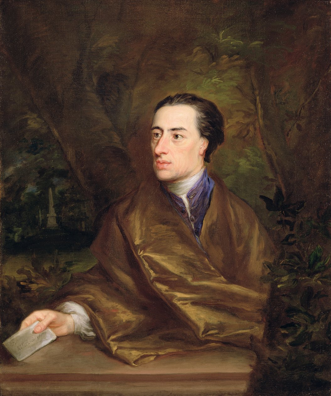 Alexander Pope (1688-1744) von Jonathan Richardson