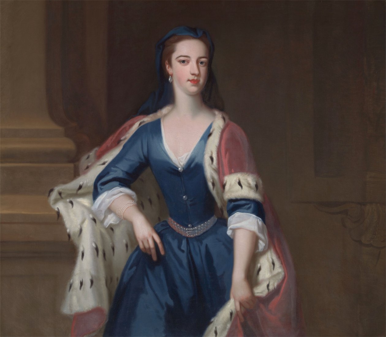 Lady Anne Cavendish (Tochter von Elihu Yale?) von Jonathan Richardson
