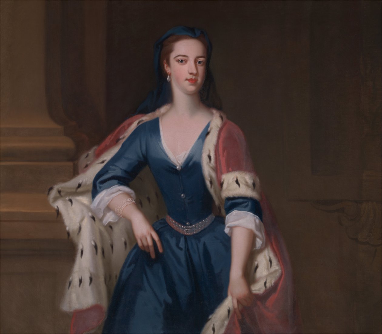 Lady Anne Cavendish (Tochter von Elihu Yale?) von Jonathan Richardson