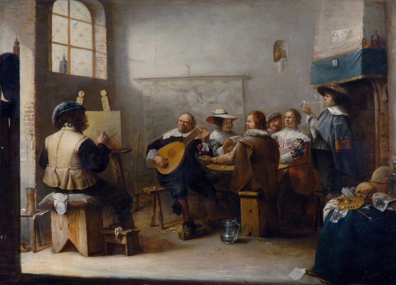 Das Atelier des Malers von Joos van Craesbeeck