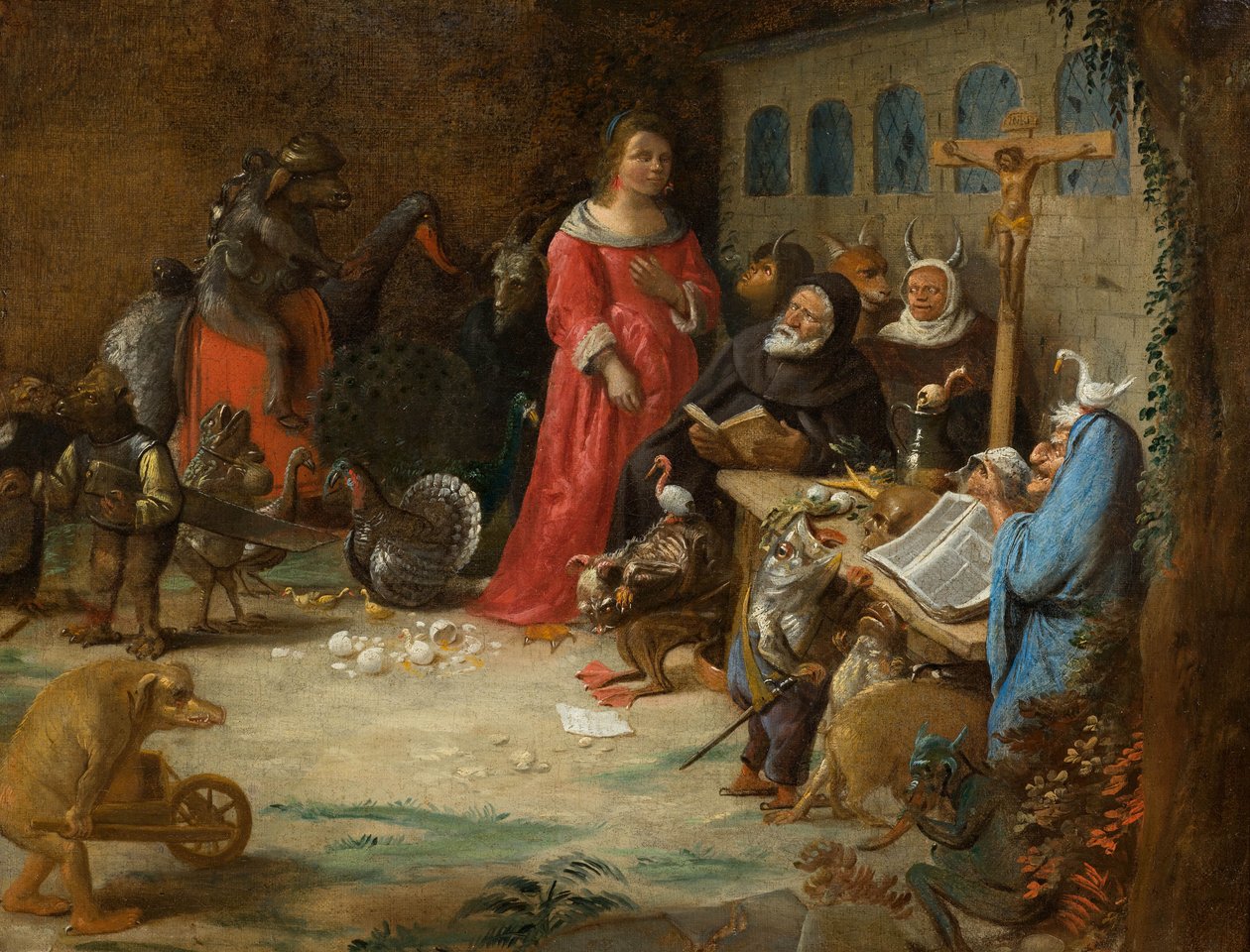 Die Versuchung des heiligen Antonius von Joos van Craesbeeck