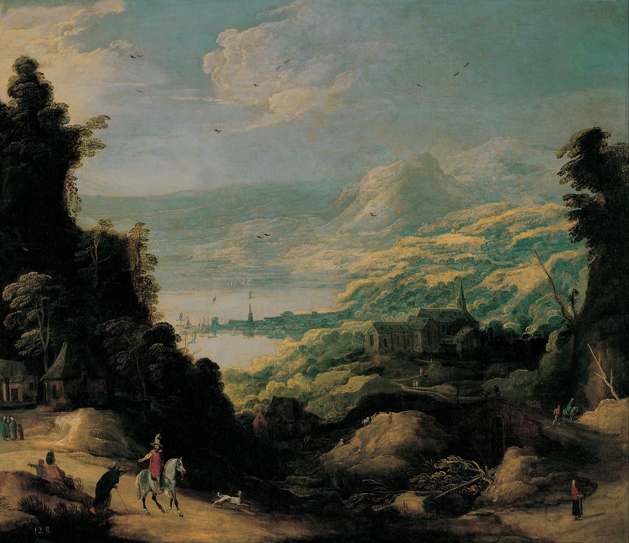 Berglandschaft von Joos or Josse de Momper