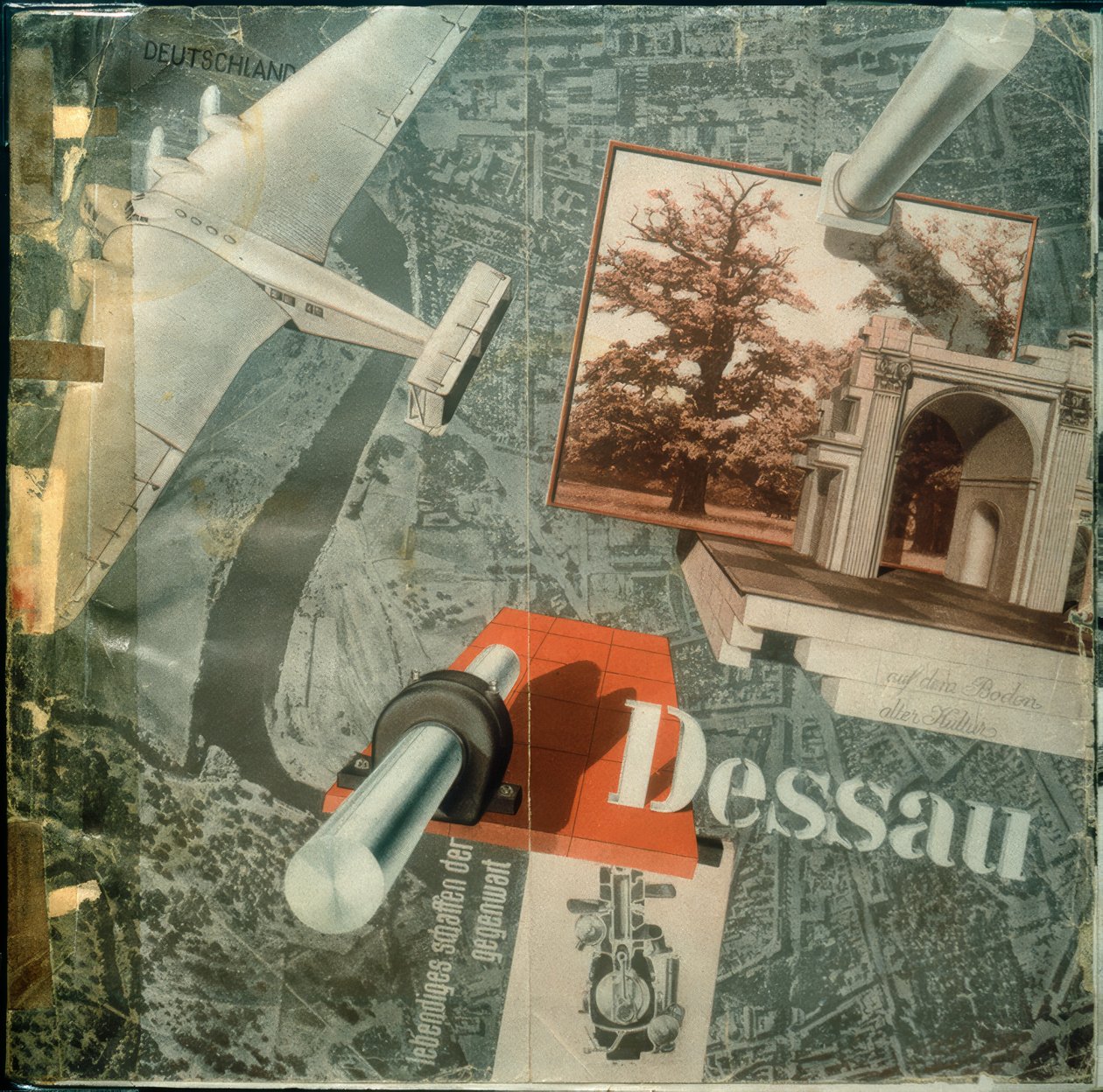 Prospekt der Stadt Dessau von Joost Schmidt