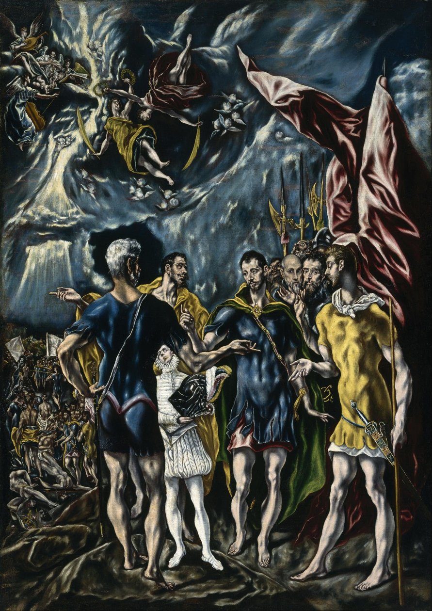 Das Martyrium des Heiligen Mauritius von Jorge Manuel Theotocopoulos