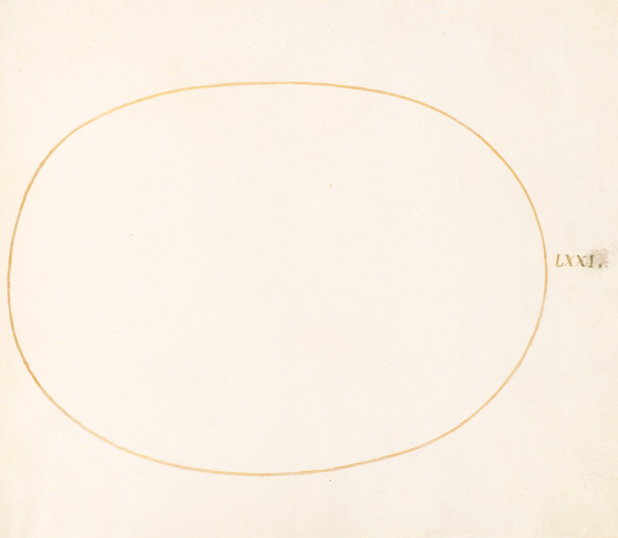 Tafel 72: Leeres Oval von Joris Hoefnagel