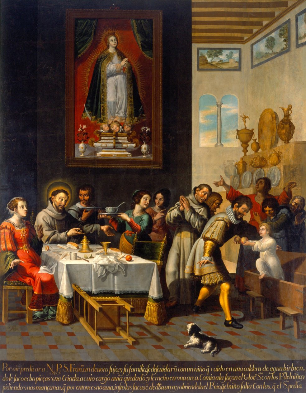 Das Wunder des Heiligen Franziskus von Assisi von José Juárez