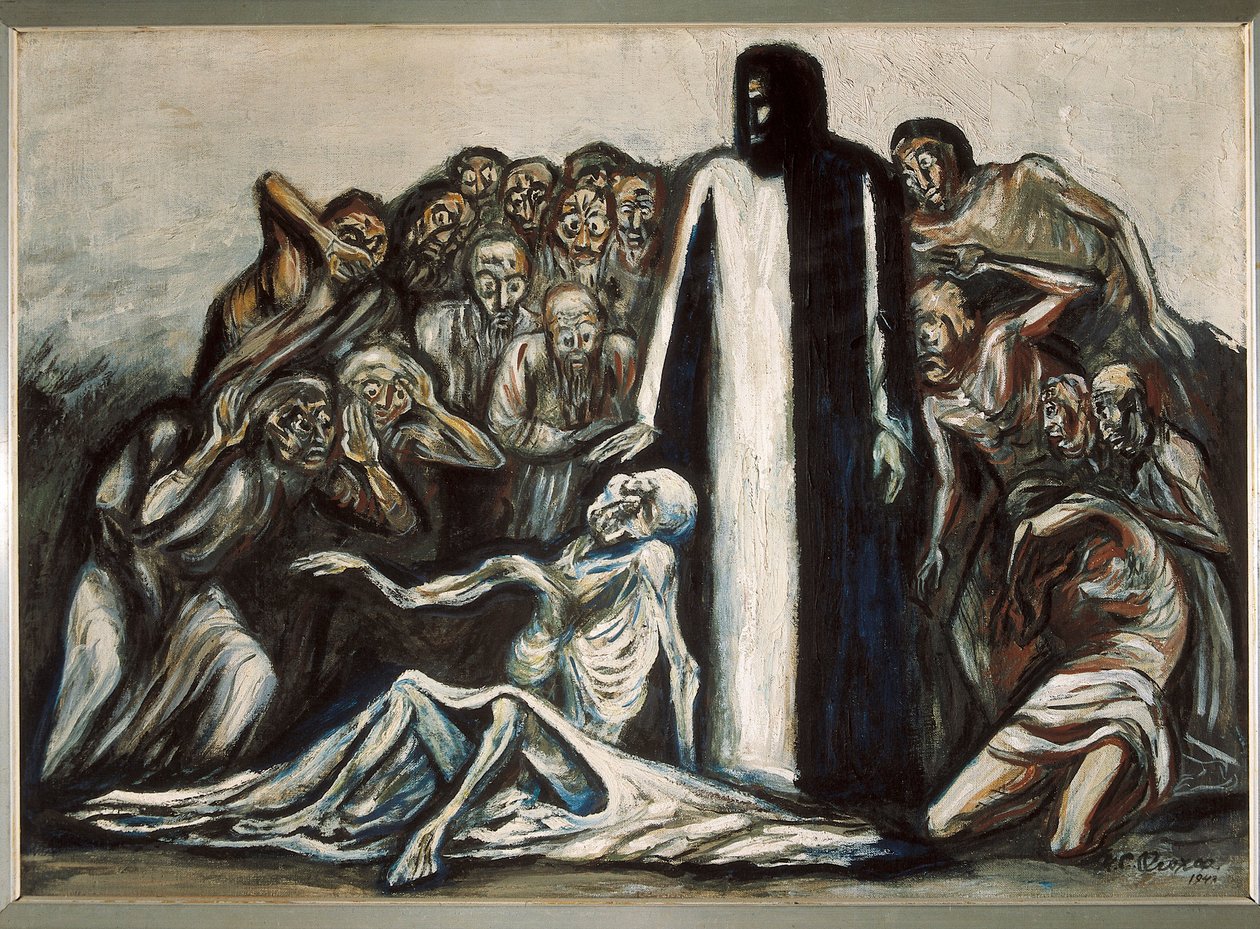 Die Auferweckung des Lazarus von José Clemente Orozco