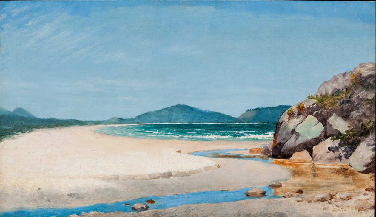 Meereslandschaft, Guarujá von José Ferraz de Almeida Júnior