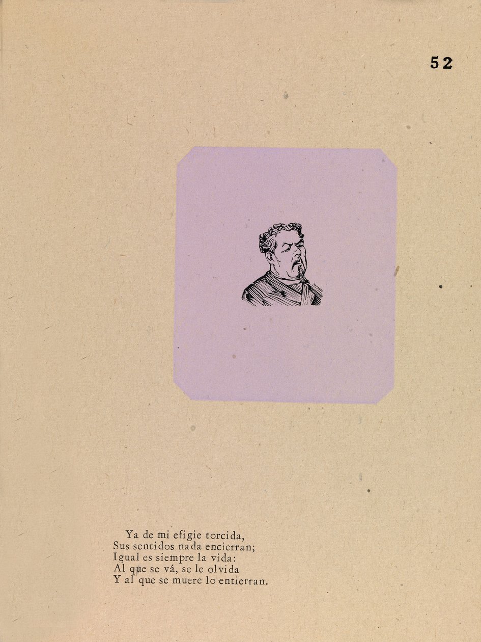 Melancholie von José Guadalupe Posada