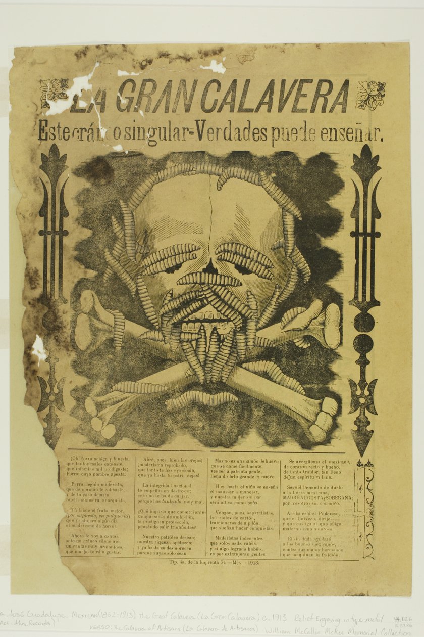 Der große Calavera von José Guadalupe Posada
